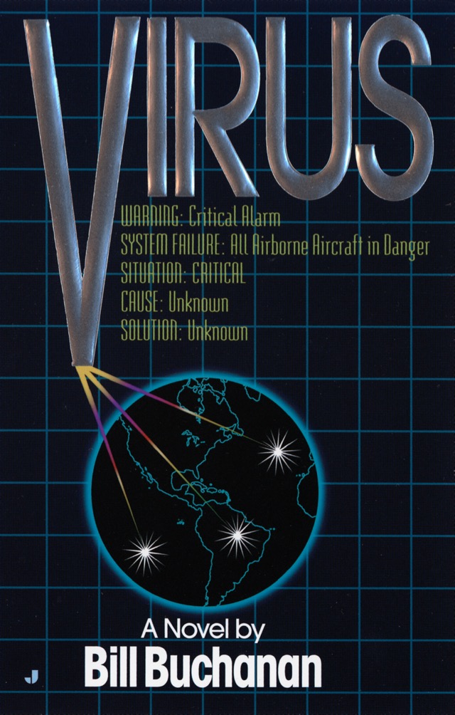 Virus Front Cover A Military Thriller Novel by Bill Buchanan HD-640